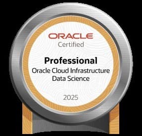 Oracle Cloud Infrastructure 2025 Certified Data Science Professional