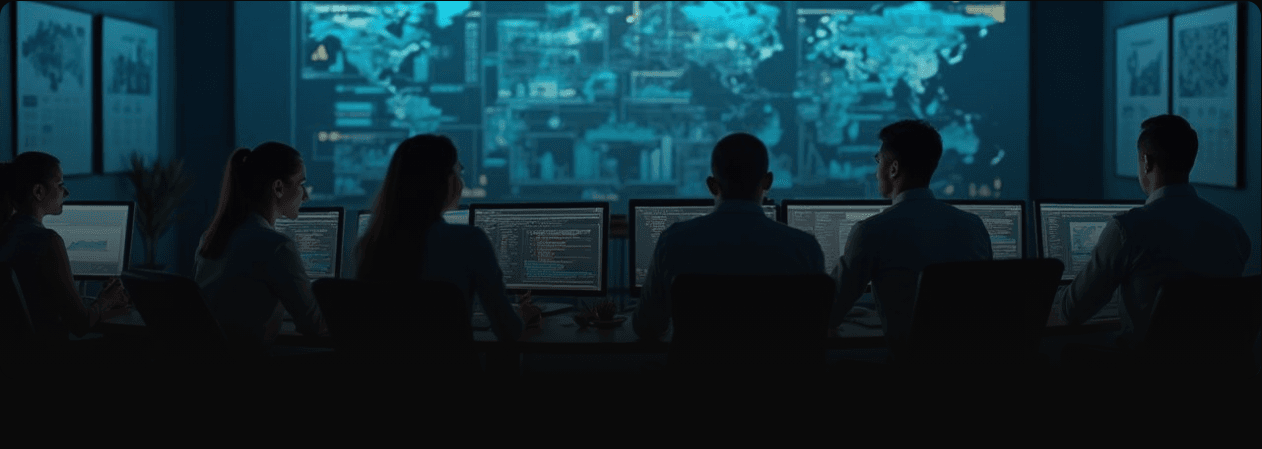 Background image of an operations room