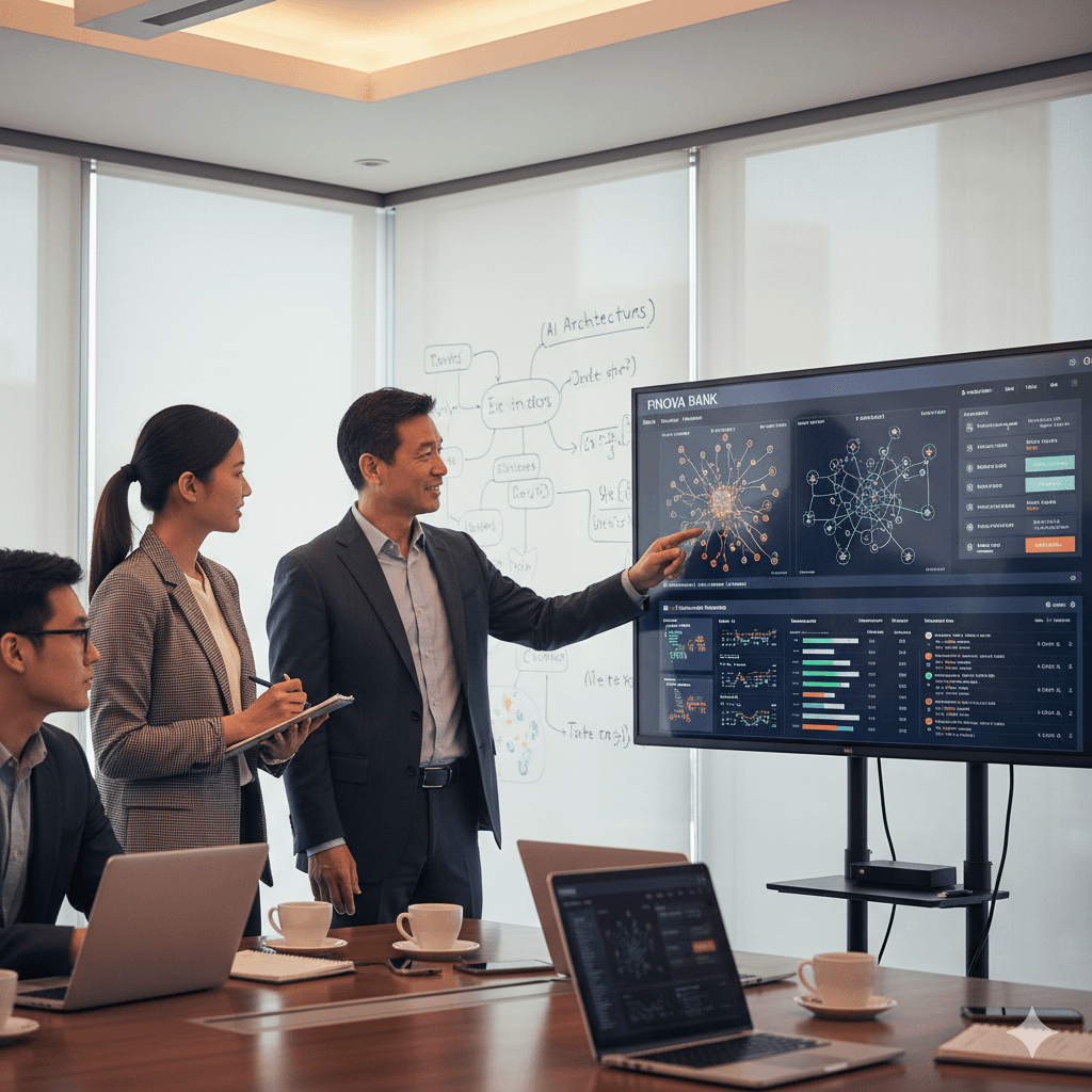 Logo for a generic financial client